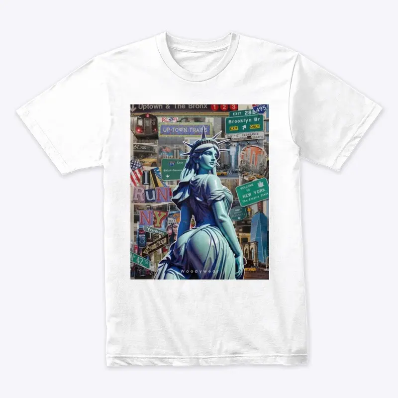 I Run New York Liberty Tee